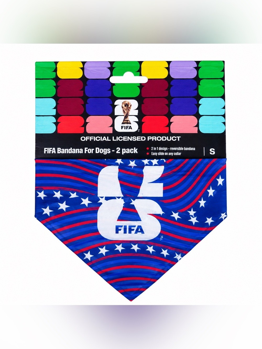 New FIFA bandana for dogs 2 pack